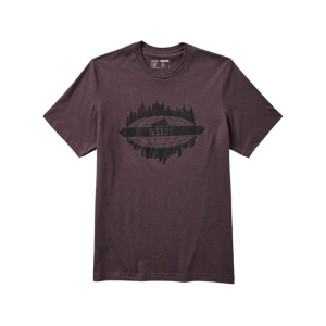 5.11 Men's Uando Globe Short Sleeve Crew Neck T Shirt Raisin Large