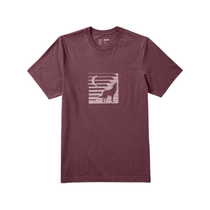 5.11 Men's Howl Short Sleeve Crew Neck T Shirt Burgundy Medium