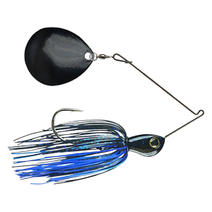 Picasso Titanium HP Single Colorado Spinnerbait 1/2oz Black/Blue Black