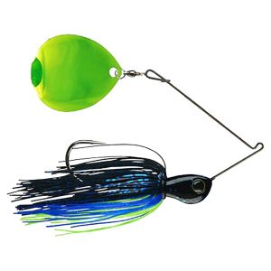 Picasso Titanium HP Single Colorado Spinnerbait 1/2oz Black/Blue/Chartreuse Chartreuse