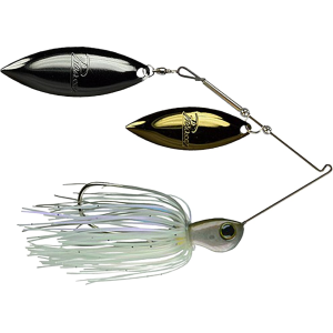 Picasso Titanium HP Double Willow Spinnerbait 1/2oz Red/Blue Pearl Gold/Nickel