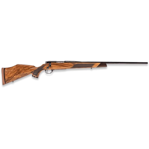 Weatherby Mark V Deluxe Varmintmaster Bolt Action Rifle 224 Weatherby Magnum 24" Blued Threaded Barrel Blued Frame Walnut Monte Carlo Stock