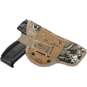 Alaska Guide Creations Bino Harness Holster Ambidextrous Full Size Semi Auto, Short Barrel Revolvers Realtree Excape