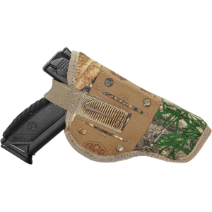 Alaska Guide Creations Bino Harness Holster Ambidextrous Full Size Semi Auto, Short Barrel Revolvers Realtree Edge