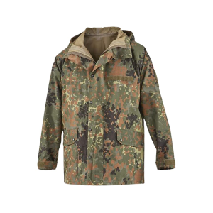 Military Surplus German Wet Weather Jacket Grade 2 Flecktarn Camo Large
