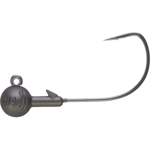 Northland Tungsten Round Ball Wide Gap 3/16oz Jighead 2/0 Matte Smoke