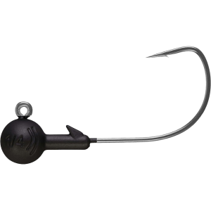 Northland Tungsten Round Ball Wide Gap 3/16oz Jighead 2/0 Matte Black