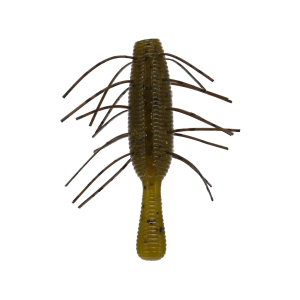 Yamamoto Fuzzy Nuki 2.5" Worm Green Pumpkin Black Flake