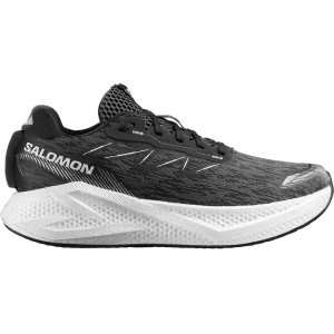 Salomon Men's Aero Glide 4 Running Shoes Synthetic Black/White/Ftw Silver 9 D