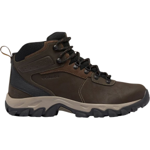 Columbia Men's Newton Ridge Plus II Waterproof Hiking Boots Leather Cordovan/Squash 9.5 D