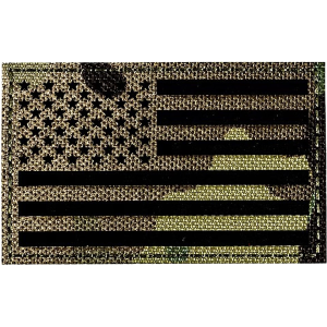 Merica Life IR Reflective Fabric US Flag Forward Morale Patch Multicam - Merica Life