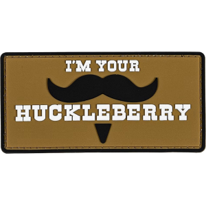 Merica Life I'm Your Huckleberry Mustache PVC Morale Patch - Merica Life