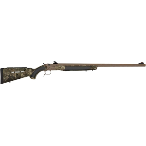 CVA Accura LR-X 50 Caliber Muzzleloading Rifle 30" Threaded Flat Dark Earth Barrel TrueTimber Strata Stock with Williams Peep Sight