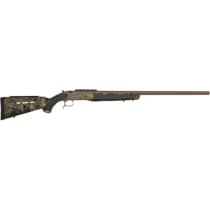 CVA Accura LR-X 50 Caliber Muzzleloading Rifle 30" Threaded Flat Dark Earth Barrel TrueTimber Strata Stock