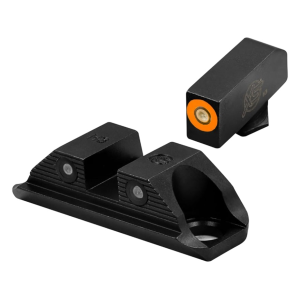 XS Sight Systems R3D 2.0 Sight Set for Glock 19, 45, 47 with A-Cut Orange