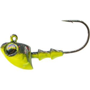 6th Sense Crappie 1/16oz Minnow Jighead #4 Black Neon
