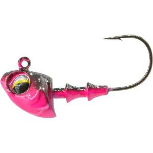 6th Sense Crappie 1/8oz Minnow Jighead #2 Black Rose