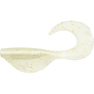 6th Sense Curly Clobber 2" Grub Platinum White