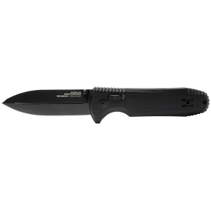 SOG Pentagon Mk3 Pocket Knife 3.61" Spear Point CTS-XHP Black Blade G-10 Handle Black