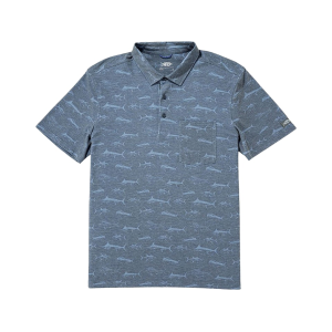 AFTCO Men's Qualifier Short Sleeve Polo Ink XL