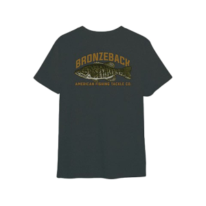 AFTCO Men's Bronzeback Short Sleeve Crew Neck T Shirt Charcoal Heather Medium