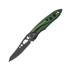 Leatherman Skeletool KB Pocket Knife 2.6" Reverse Tanto 420HC Black Oxide Blade 420 Handle OD Green