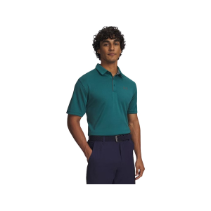 Under Armour Men's Tech Short Sleeve Polo Rack Green/Pitch Gray/Pitch Gray Medium