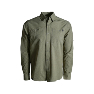 Kings Camo Men's XKG Sonora Air Long Sleeve Shirt Heather Olive Medium