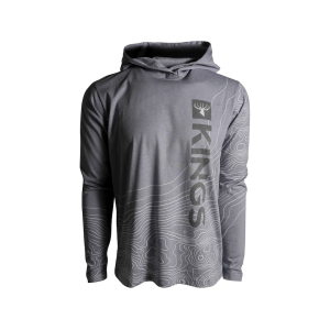 Kings Camo Men's Camp Hoodie Charcoal Medium