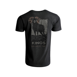 Kings Camo Men's Skyline Short Sleeve Crew Neck T Shirt Heather Graphite XL