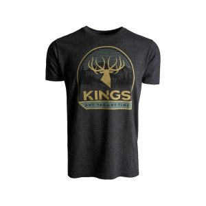 Kings Camo Men's Alpine Short Sleeve Crew Neck T Shirt Heather Graphite XL