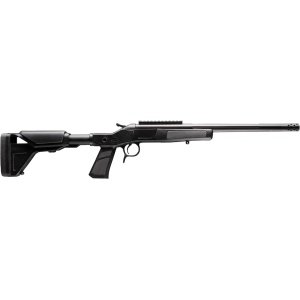 CVA Scout XP SB Single Shot Rifle 300 AAC Blackout (7.62x35mm) 16.5" Fluted Graphite Black Threaded Barrel Graphite Black Frame Black Pistol Grip