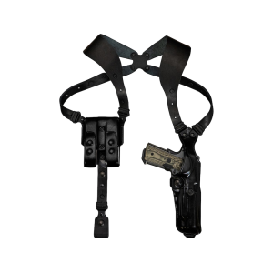 Galco VHS 4.0 Shoulder Holster Ambidextrous 1911 Government Leather Black