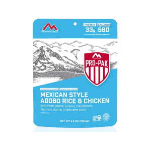 Mountain House Pro Pak Mexican Style Adobo Rice & Chicken Freeze Dried Food 6PK