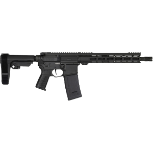 CMMG Banshee Mk4 300 AAC Black Pistol Braceout (7.62x35mm) Pistol 12.5" Threaded Barrel 30+1 Round Armor Black Pistol Brace