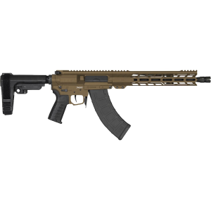 CMMG Banshee Mk47 7.62x39mm Pistol 12.5" Threaded Barrel 30+1 Round Midnight Bronze Pistol Brace