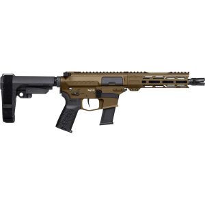 CMMG Banshee MkG 45 ACP Pistol 8" Threaded Barrel 13+1 Round Midnight Bronze Pistol Brace