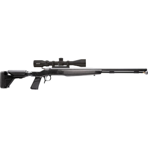 CVA Optima XP 50 Caliber Muzzleloading Rifle 26" Nitride Black Barrel Black Stock with KonusPro 3-9x40 Scope