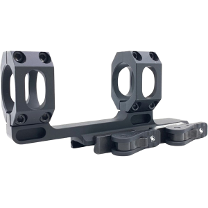 American Defense Recon QD 1-Piece 2" Cantilever Picatinny Scope Mount 34mm Rings Standard Lever Standard Height Matte Black