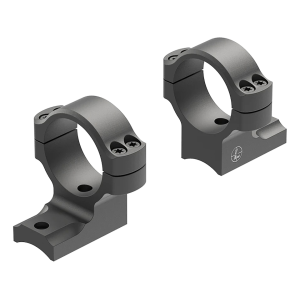 Leupold 2-Piece Backcountry Scope Mount 30mm Rings Savage 10/110 Round Receiver Matte Black Medium 8-40 Adaptable Screws