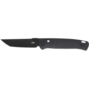 CRKT Counterpart Pocket Knife 3.38" Drop Point D2 Black Oxide Blade Glass Reinforced Nylon (GRN) Handle Black
