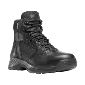 Danner Men's Kinetic GTX Side Zip 6" Waterproof Tactical Boots Leather/Synthetic Black 14 D - Danner