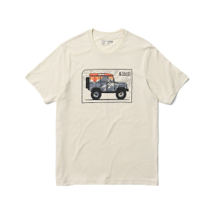 5.11 Men's Overmission Short Sleeve Crew Neck T Shirt Sand Dune Large