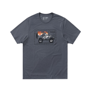 5.11 Men's Overmission Short Sleeve Crew Neck T Shirt Flint Large