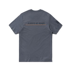5.11 Men's Wrap Lockup Short Sleeve Crew Neck T Shirt Flint 2XL