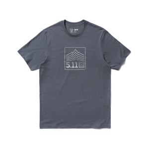 5.11 Men's Mountain Pulse Short Sleeve Crew Neck T Shirt Flint Medium