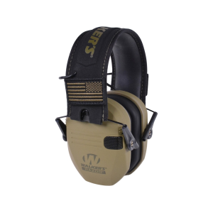 Walker's Razor Slim Low Profile Electronic Ear Muffs Olive Drab Green