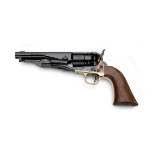 Taylor's Pietta 1860 Army Sheriff Black Powder Revolver 44 Caliber 5.5" Blued Barrel Case Hardened Frame Walnut Grip