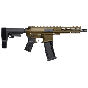 CMMG Banshee Mk4 9mm Luger Pistol 8" Threaded Barrel 30+1 Round Midnight Bronze Pistol Brace