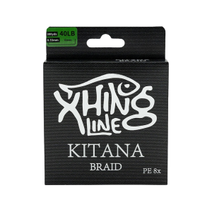 BassMooch Xhing Kitana PE 8x Braided Fishing Line 15lb 300yd Green